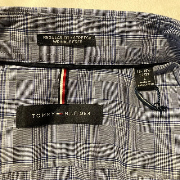 NWOT Tommy Hilfiger Long Sleeve Dress Shirt L (16-16 1/2 32/33) - Picture 7 of 15